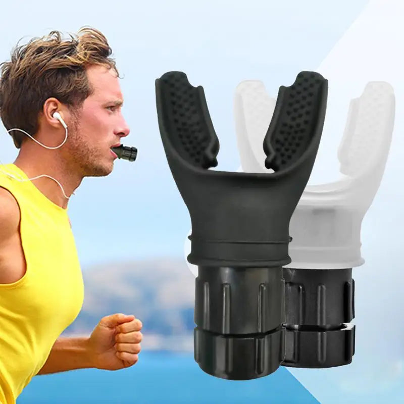 Sports Breathing Trainer Portable Lung Capacity Abdominal Breathing Trainer with Adjustable Intensity Knob Improve Strength